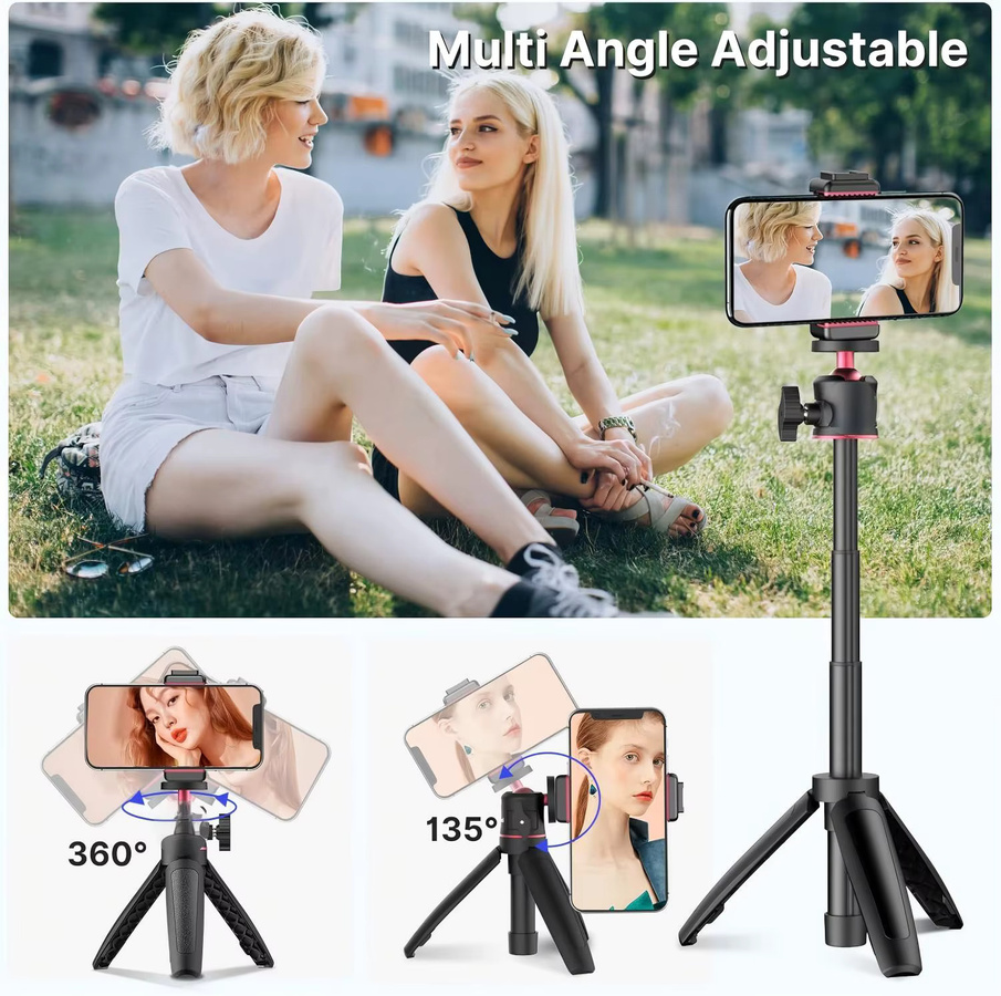 DJI Verlängerungsstange für OSMO Mini Selfie Stick Stativ Griff in Schwarz für GoPro und Insta360 Action Kameras - Bild 2