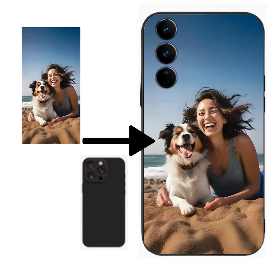 Individuelle Silikonhülle für Xiaomi Redmi Note Serie in Schwarz und Multicolour - Bild 4