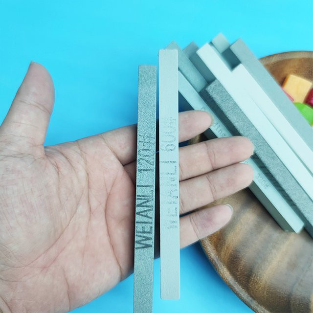RSCHEF Premium-Schleifstein aus Siliziumkarbid in Grau, 2 oder 4 Stück, Ölstein zum Polieren von Messern, Werkzeugen und Jade, B/H/T: 150 x 10 x 10 mm - Bild 1