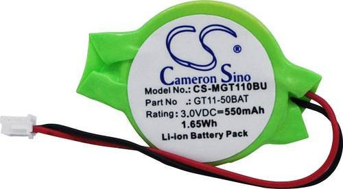 Cameron Sino Backup-Zelle Ersatzakku für Mitsubishi FX3U-32BL und GT11-50BAT, 3V, 550 mAh, Grün - Bild 1