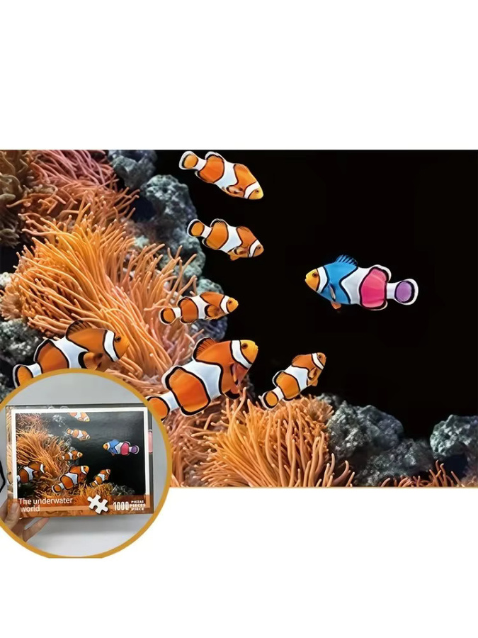 MaxRenard Clownfisch Korallenriff Puzzle, 1.000 Teile, ab 14 Jahre - Bild 6