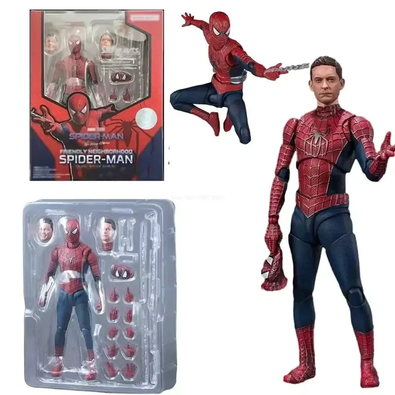 Bandai Marvel Spiderman 3 Tobey Maguire Figur, Actionfigur, Einzelfigur, Rot - Bild 2