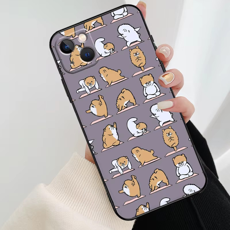 Handyhülle mit Pomeranian Hund Design für iPhone 17 Pro Max, 16, 15, 14, 13, 12 und weitere Modelle - Bild 2