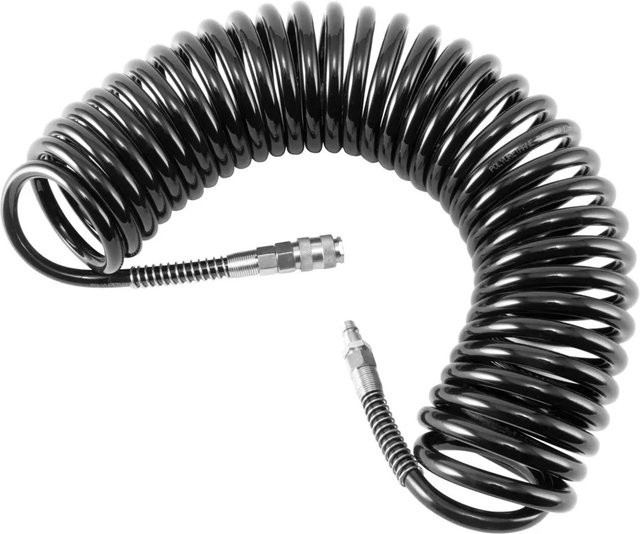 STAHLWERK Ds 10 ST Professioneller Spiral Druckluftschlauch, Schwarz, Länge: 10 m - Bild 1