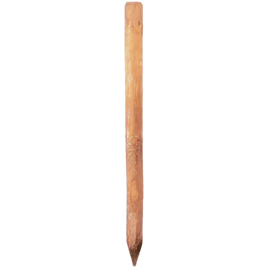 T & J Zaunpfahl Braun druckimprägniert rund Durchmesser: 8 cm, Höhe: 175 cm - Bild 2