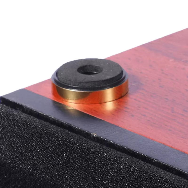 BRYNTHORX HiFi-Lautsprecher-Spikes Set aus Kunststoff in Gold für Audio Aktivlautsprecher und Heimkino-Soundsysteme, 4 Stück - Bild 5