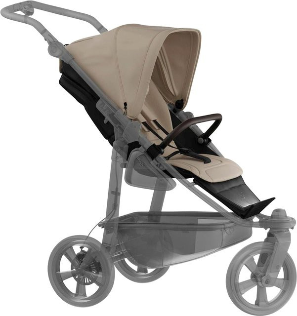 tfk Kinderwagen Sportwagen Pro in Grau und Schwarz mit Aluminiumgestell und Schwenkrädern - Bild 1