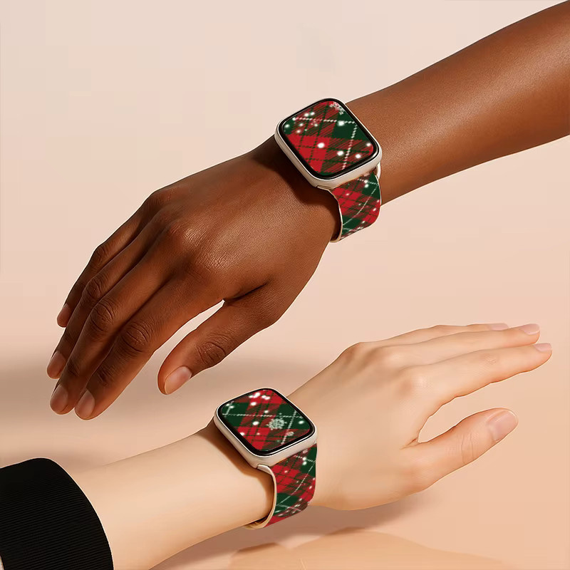 Uhrenarmband Silikon, Weihnachten, Unisex - Bild 4