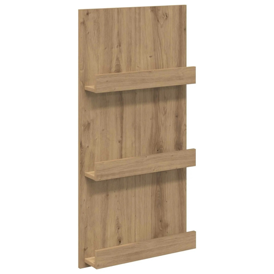 vidaXL Magazinregal Artisan-Eiche in Braun aus Holzwerkstoff, B/T/H: 51 x 11 x 102 cm - Bild 2