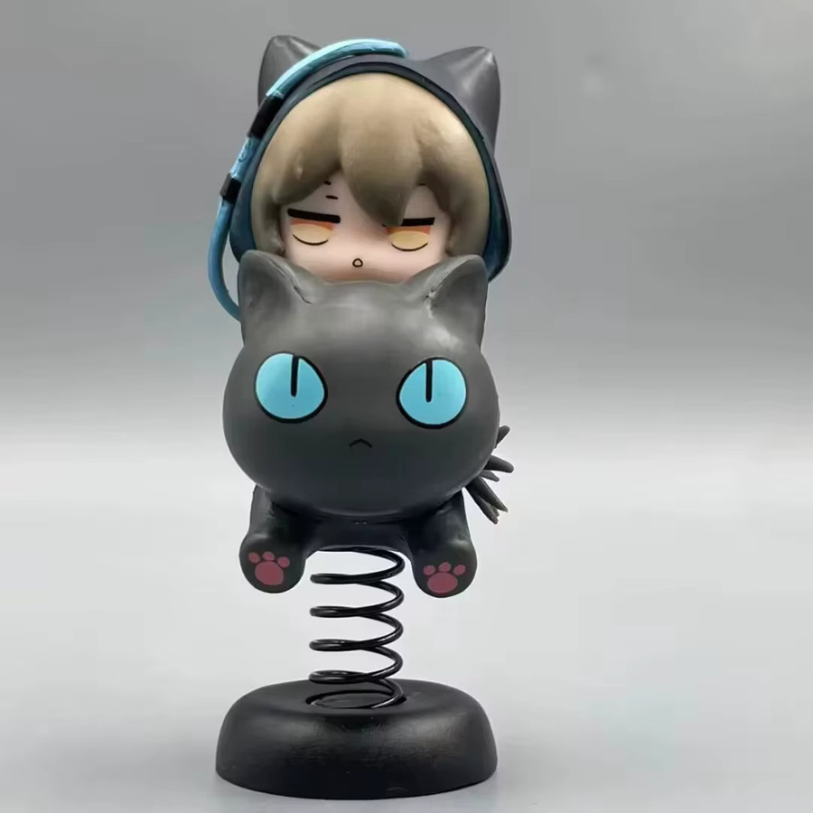 Tomorrow's Ark Q-Version Puppe Figur, Musikfigur mit Wechselgesicht, PVC Schreibtisch-Dekoration - Bild 3