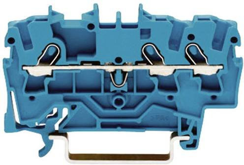 WAGO 2001-1304 Durchgangsklemme mit Zugfeder in Blau, 4.20mm - Bild 1