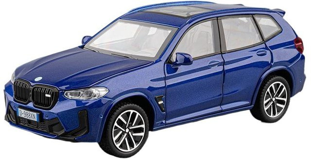 Fourall- Model Cars BMW X3M X3, Modellauto, 1:32, Metall, Licht und Sound, weiß - Bild 1