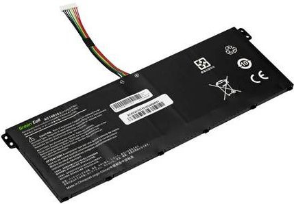 Green Cell Notebook-Akku GC-AC52V2 für Acer, Li-Ion Pack, 11.4V, 3600 mAh, Schwarz - Bild 1