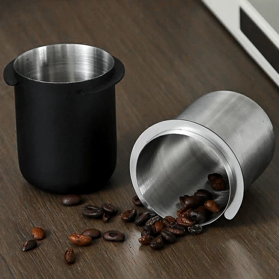 OANKR Espresso-Dosierbehälter aus Edelstahl für 58mm Siebträger in Silver oder Black - Bild 4