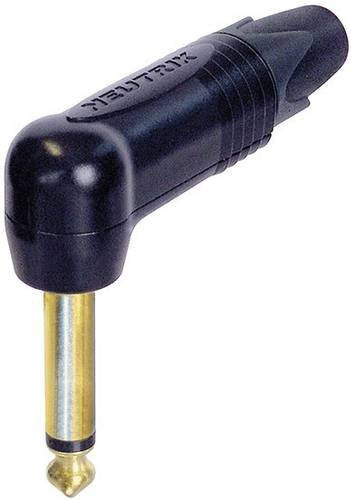 Neutrik NP2RX-B Klinken-Steckverbinder 6,35mm Stecker, gewinkelt, 2 Mono, Schwarz - Bild 1