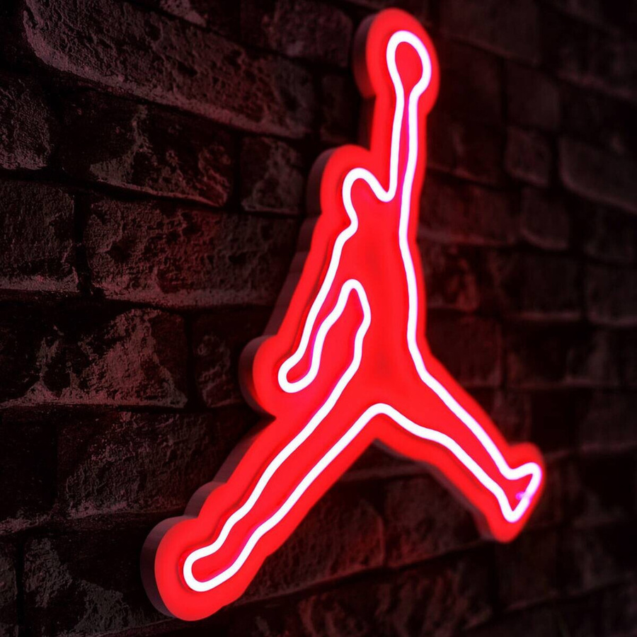Opviq LED-Wandleuchte Neon Flex in Rot aus PVC, B/H/T: 40 x 42 x 2 cm - Bild 3