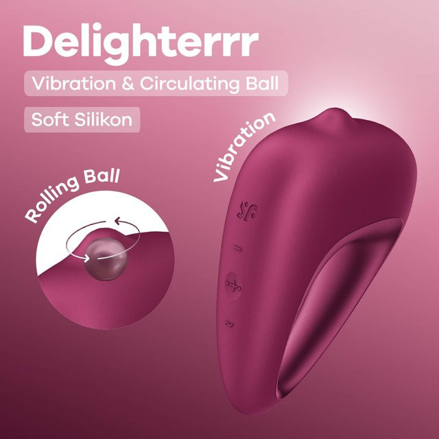 Satisfyer Delighterrr Vibrator in Pink und Purple, Höhe: 11,5 cm - Bild 1