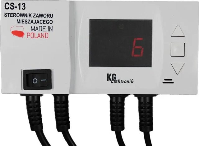 KG Elektronik CS13 Rücklauftemperaturanhebung mit Mischventilsteuerung in Weiß - Bild 1