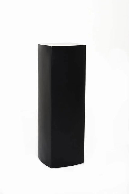 Vivanno Incurvo Podest Schwarz B/T/H: 34 x 34 x 100 cm - Bild 1