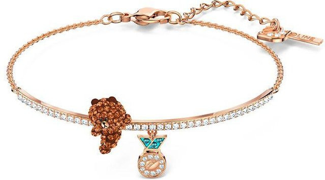 Swarovski Armband, Line Friends Brown Bear, Roségold, Damen, Kristall - Bild 1