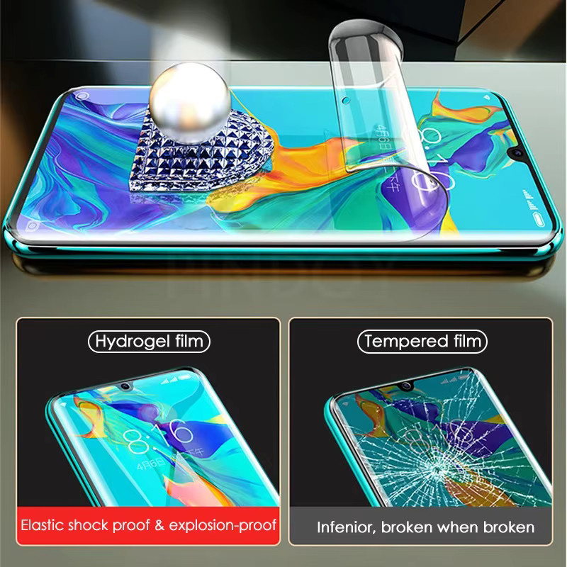 3er-Pack Hydrogel Displayfolie für Huawei Y9, Y9S, Y9A, Y8P, Y8S, Y7 Prime, Y7A, Y7P, Y6 Pro, Y5 2018, transparent - Bild 2