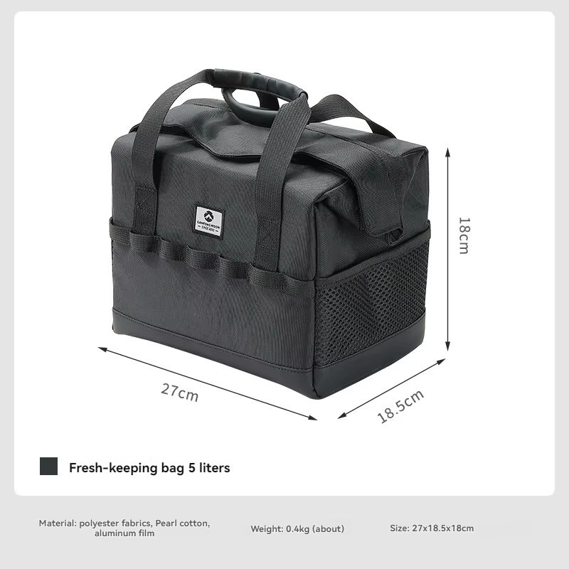 CAMPINGMOON BC-200 Fresh Pack Outdoor-Kühlbox in Schwarz mit 5l Fassungsvermögen - Bild 4