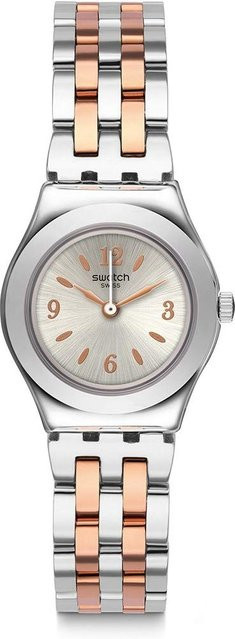 Swatch Damenuhr, Quarz, Edelstahl, Grau, Analoguhr - Bild 1
