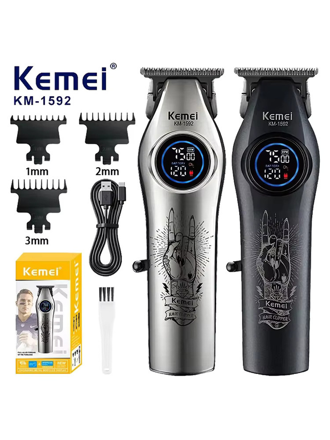 Kemei KM-1592 Elektrische Haarschneidemaschine für Herren - Bild 5