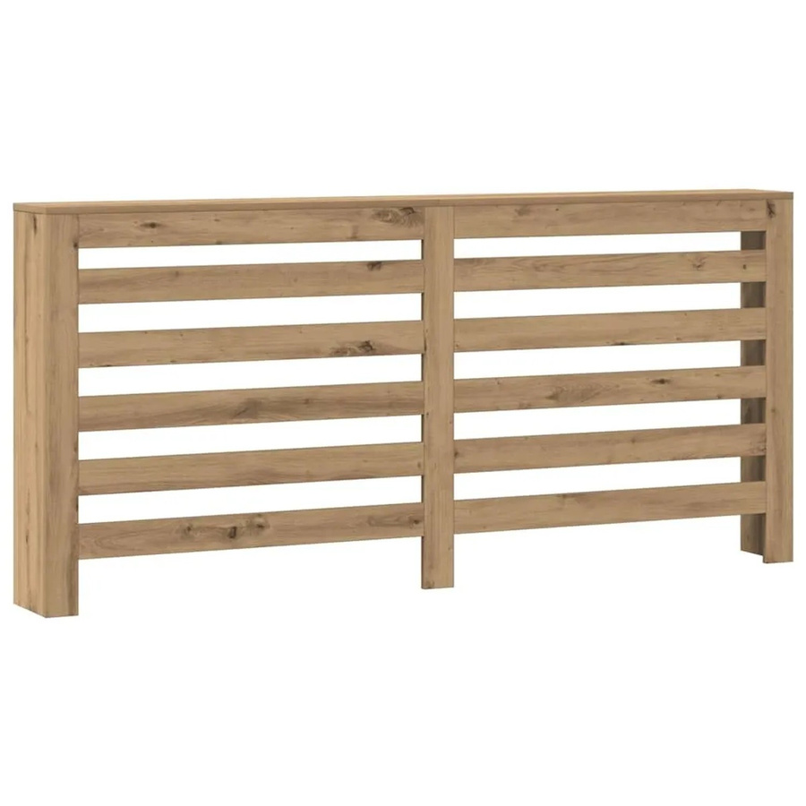 vidaXL Heizkörperverkleidung in Artisan-Eiche mit Latten-Design, Farbe: Braun, B/T/H: 175 x 20 x 82 cm - Bild 2