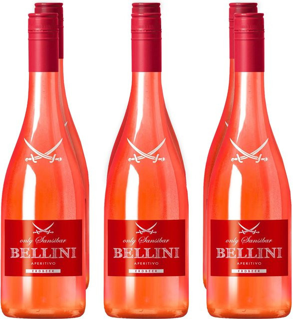 Sansibar Bellini Erdbeer, Schaumwein, 6 x 0,75 l - Bild 1