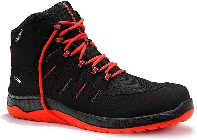Elten Sicherheitsschnürstiefel MADDOX Compo S3S ESD in Schwarz-Rot Größe 43 - Bild 1