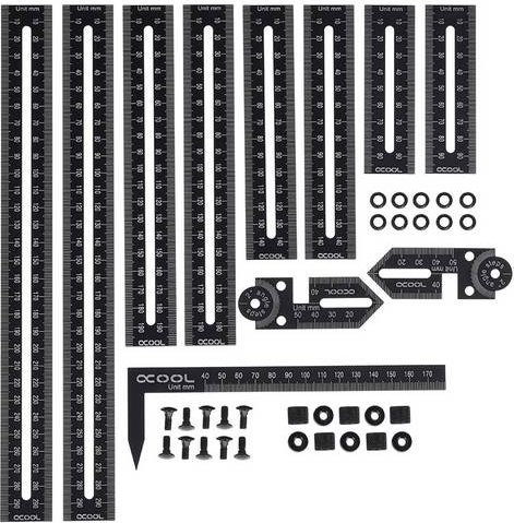 Alphacool Eiskoffer Measuring Kit für PC-Wasserkühlung in Schwarz - Bild 1