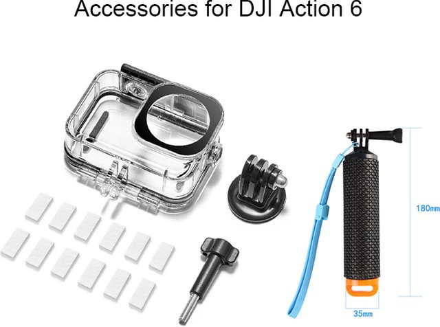 DJI Osmo Action 6 Unterwasser-Tauchgehäuse in Transparent - Bild 1
