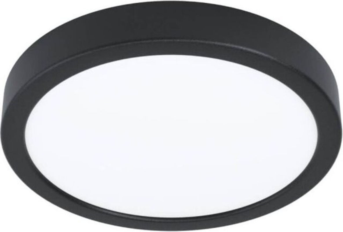 Eglo Deckenleuchte Argolis Modern LED Deckenlampe aus Stahl und Kunststoff in Schwarz oder Weiß Durchmesser: 28,5 cm - Bild 1