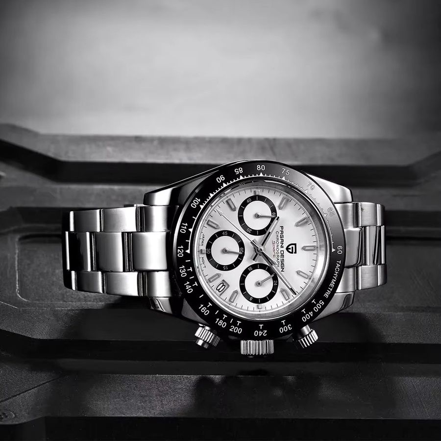 Pagani Design Chronograph, Quarz, Edelstahl, Keramik, Saphirglas, Herren - Bild 5
