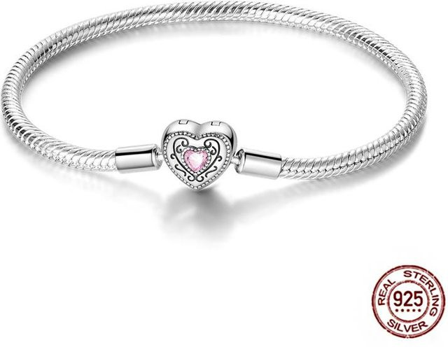 Armband 925 Silber, Zirkonia, Stern Mond, Damen - Bild 1