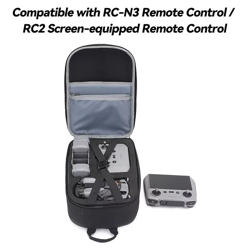 DJI Mini 5 Pro Aufbewahrungskoffer in Schwarz mit harter Schutzbox für RC-N3 und RC2 Controller sowie Zubehör - Bild 2