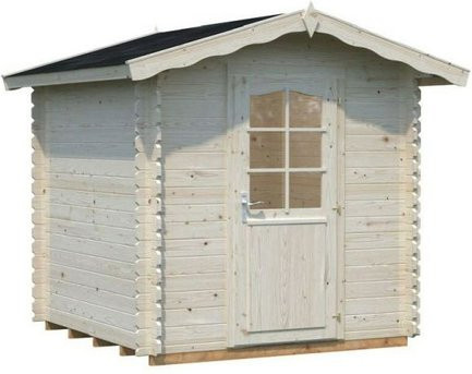 PALMAKO Blockbohlenhaus Vivian aus Holz in Braun, B/H/T: 254 x 222 x 200 cm - Bild 1