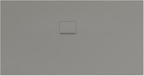 Villeroy & Boch Duschwanne Squaro Infinity aus Mineralguss, Eck-Einbau links, Grau, B/T/H: 170 x 90 x 4 cm - Bild 1