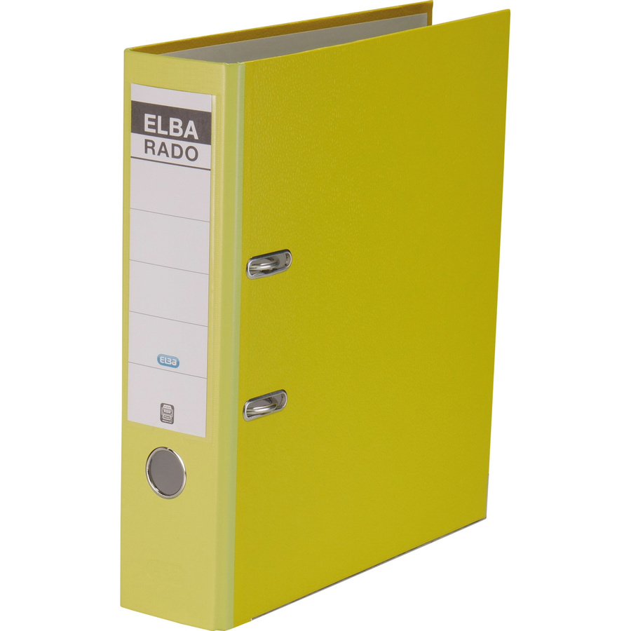 ELBA Ordner rado brillant DIN A4 in Gelb mit 80 mm Rückenbreite - Bild 1