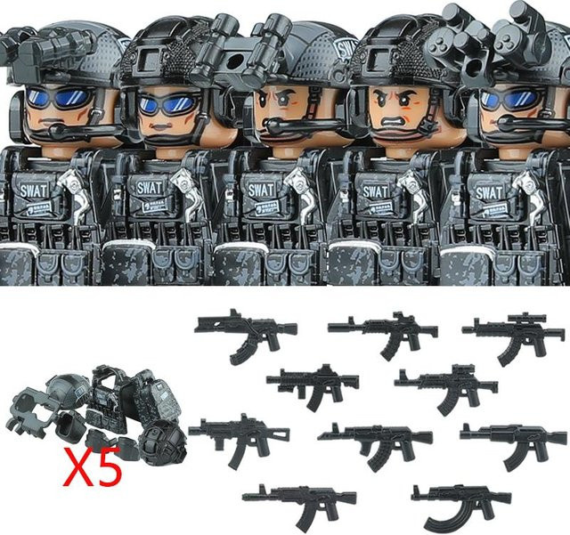 Linyi toy Armee Swat Baustein Gebäude Figuren Set - Bild 1