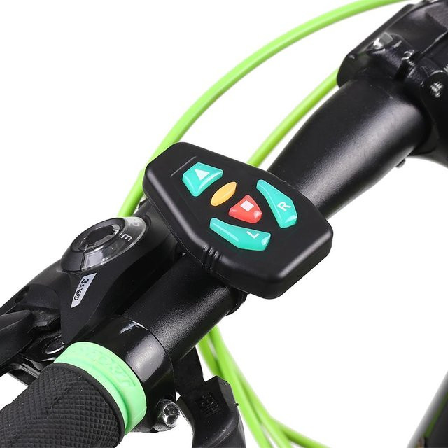 Lixada Blinker-Funkfernbedienung mit Bluetooth für reflektierende Westen und Rucksäcke, Farbe: Schwarz - Bild 1