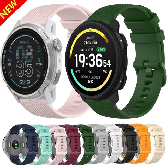 COROS Silikonarmband, 20 mm, 22 mm, Unisex - Bild 1