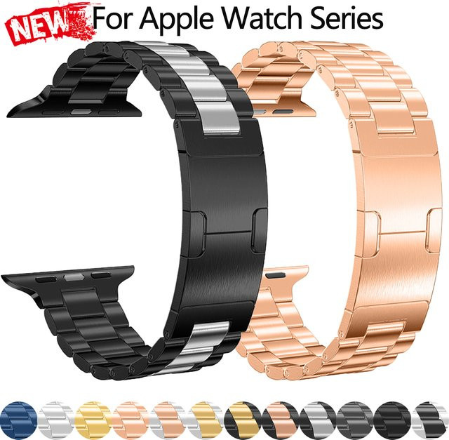 FancyWrist Uhrenarmband Edelstahl, Bicolor, Schwarz Silber, Unisex - Bild 1