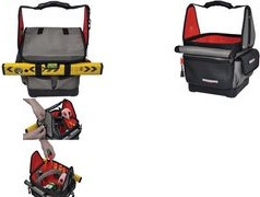 C.K Tragetasche Magma MA2633 für Techniker in Schwarz Grau Rot mit vielen Innen- und Außentaschen sowie separatem Seitenfach, B/T/H: 39,0 x 30,0 x 29,0 cm - Bild 1