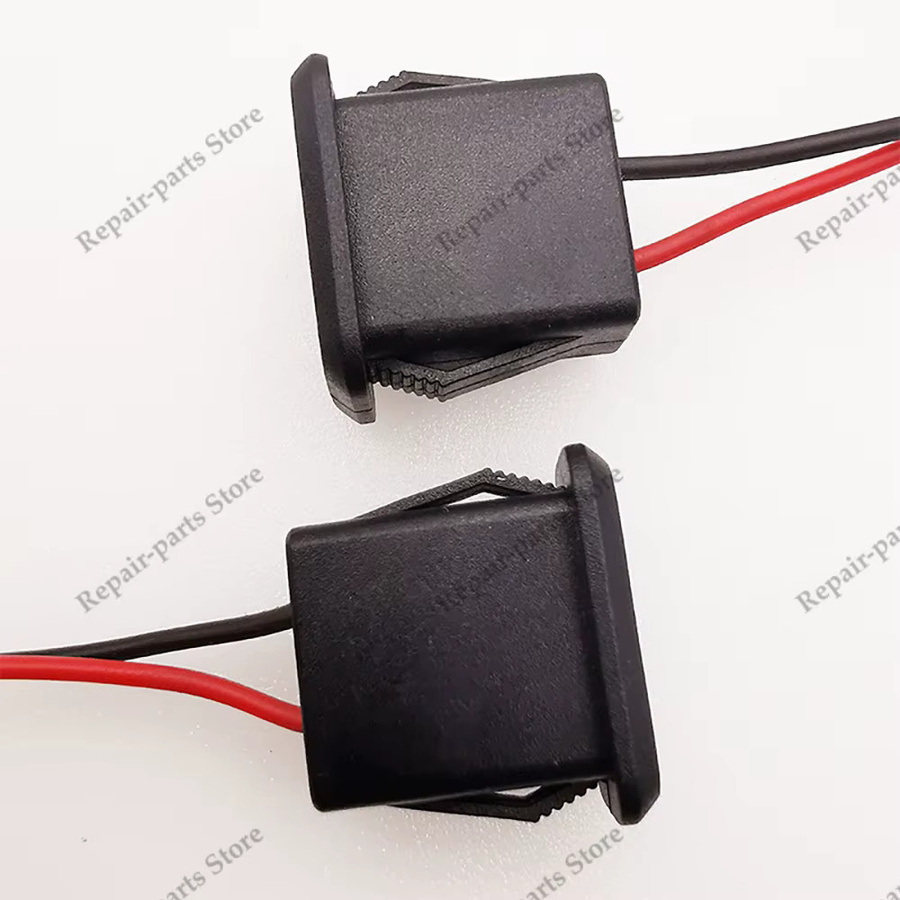 JCD USB 2.0 Buchse mit 4-Draht Kabel und elektrischen Klemmen in Schwarz - Bild 4