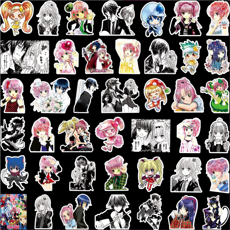 Bandai Shugo Chara! Aufkleber Anime-Charaktere, 82-teiliges Set, Bunt / Mehrfarbig - Bild 3