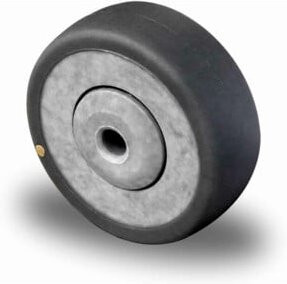 CASCOO Gleitlager Rad Serie P2T2 antistatisch aus Kunststoff in Grau und Schwarz, Durchmesser: 50 mm - Bild 1
