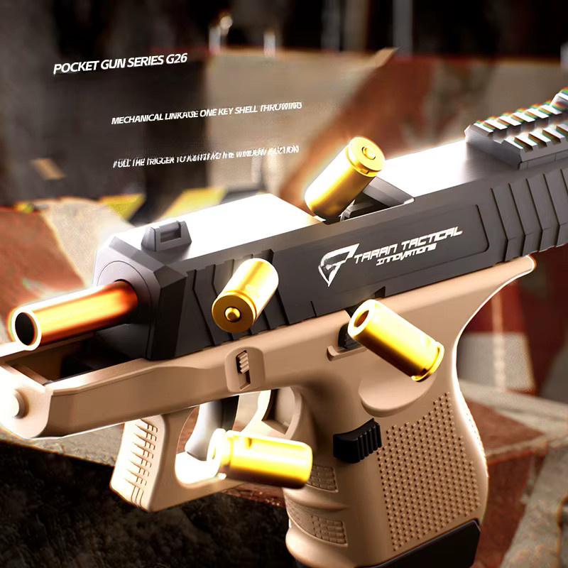 TTI Manuelle Mini G26 Taschenspielzeugpistole, Soft Bullet Launcher, Gel Blaster, Kunststoff - Bild 2