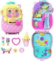Polly Pocket Mattel Ananas Äffchen Spielschatulle Puppenhaus Tropisches Abenteuer Bunt/Mehrfarbig - Bild 1